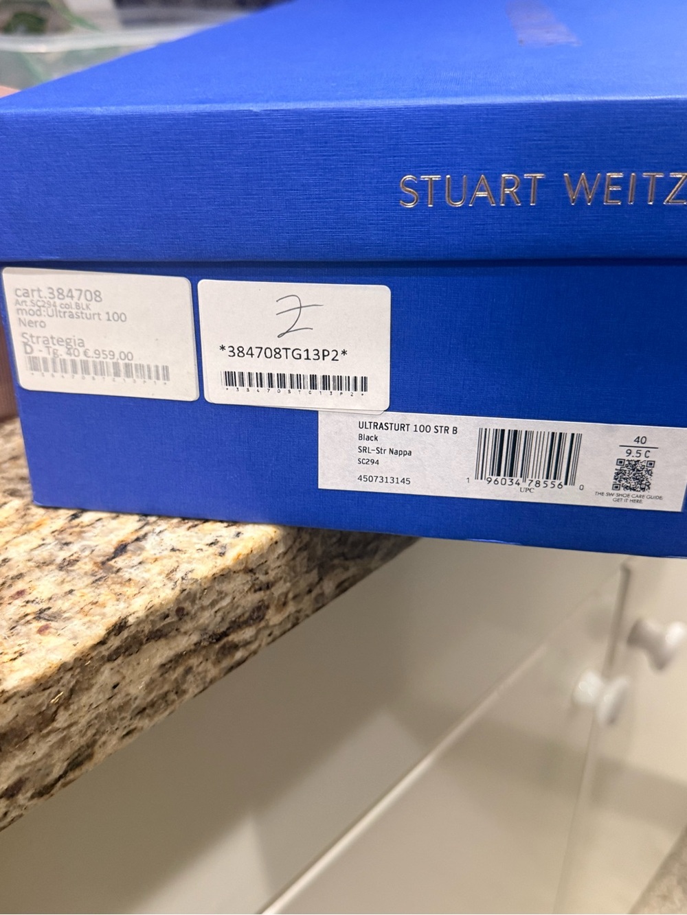 Stuart Weitzman Women’s Black High-Heel Over-the-Knee Boots - Picture 7 of 7